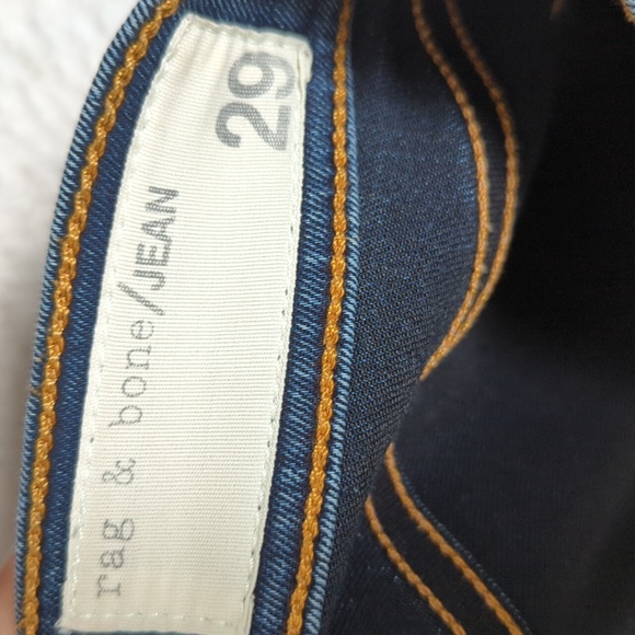 Rag & Bone Women's Dark Wash Stretch Skinny Jeans Waist 29 - Picture 5 of 8